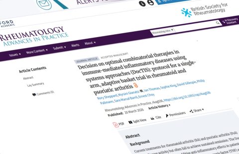 New DocTIS clinical trial protocol published in Rheumatology Advances in Practice